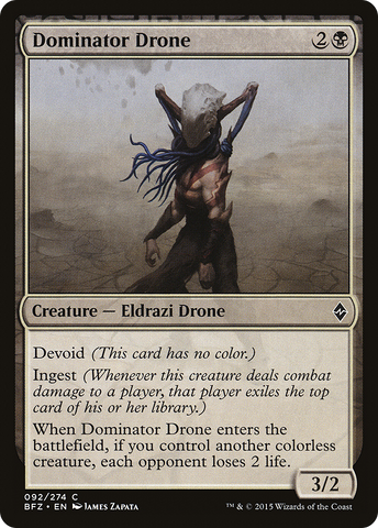 Dominator Drone (BFZ-092)  Foil - Battle for Zendikar