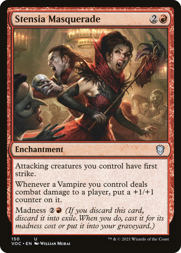 Stensia Masquerade (VOC-150)  - Crimson Vow Commander