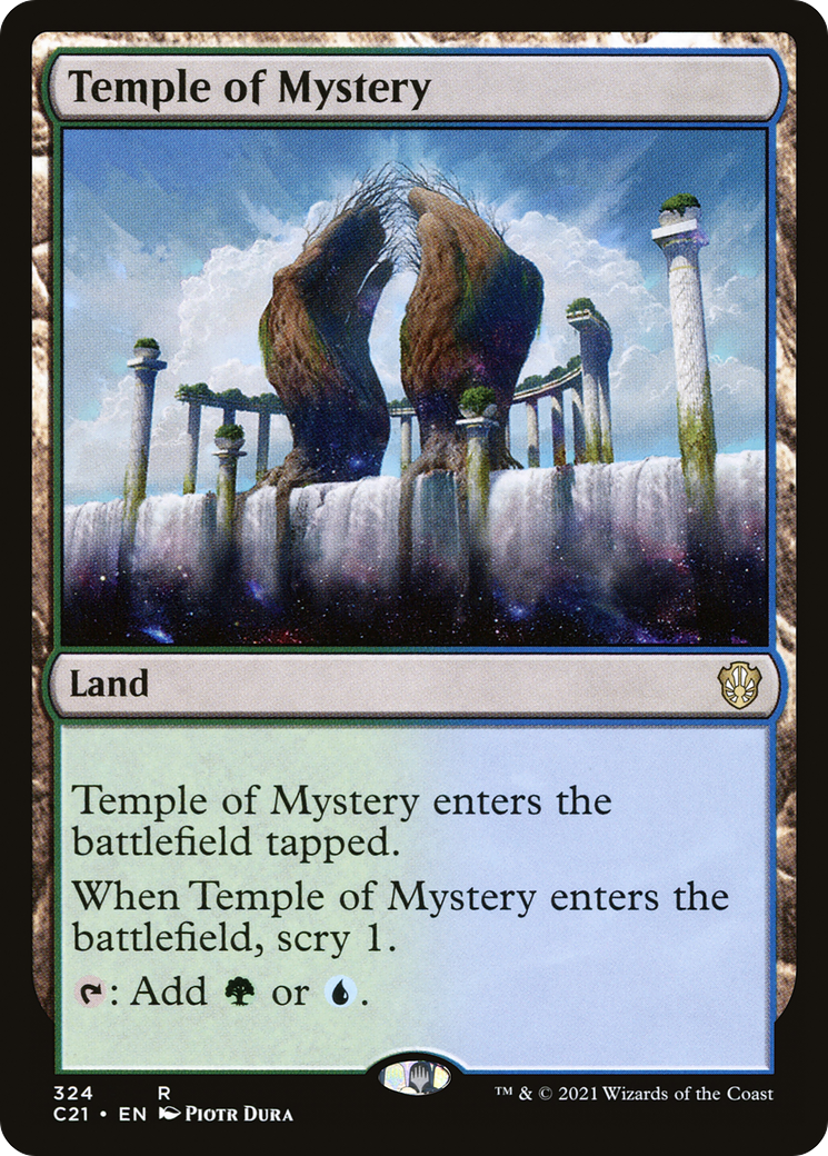 Temple of Mystery (C21-324)  - Commander 2021