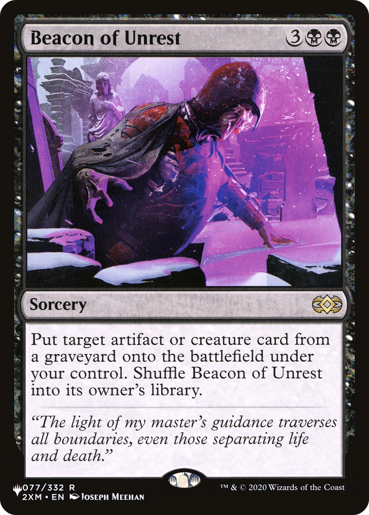 Beacon of Unrest (LIST-2XM-77)  - The List