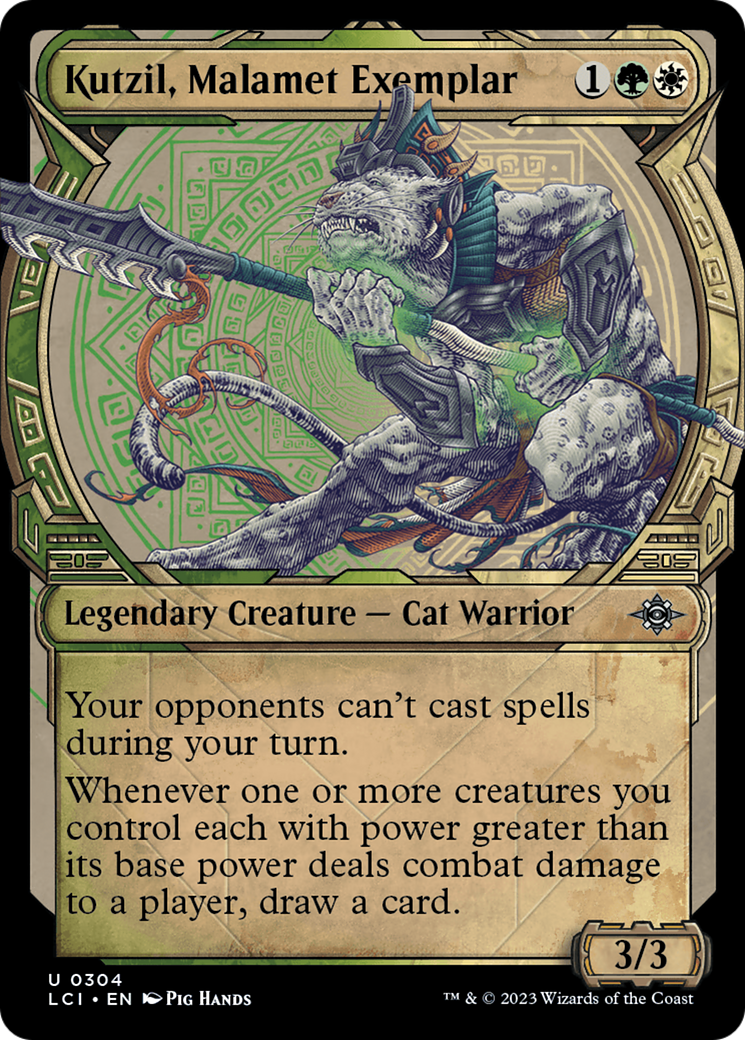 Kutzil, Malamet Exemplar (Showcase) (LCI-304)  Foil - The Lost Caverns of Ixalan: (Showcase)