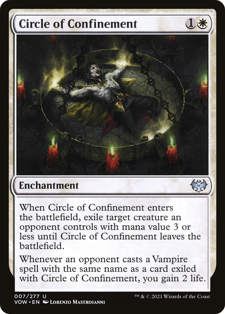 Circle of Confinement (VOW-007)  Foil - Innistrad: Crimson Vow