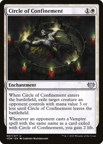 Circle of Confinement (VOW-007)  - Innistrad: Crimson Vow