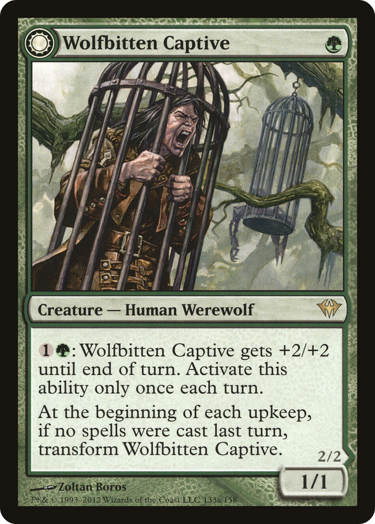 Wolfbitten Captive (DKA-133) - Dark Ascension: (Double Faced Transform) Foil