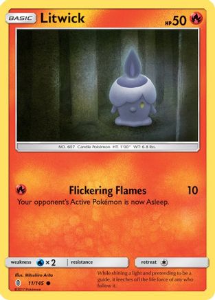 Litwick (11/145) [Sun & Moon: Guardians Rising]