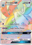 Toxapex GX (Secret) 154  - Holofoil SM  Guardians Rising - Secret Rare