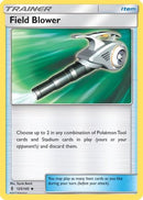 Field Blower 125/145  - Reverse Holofoil SM  Guardians Rising - Uncommon