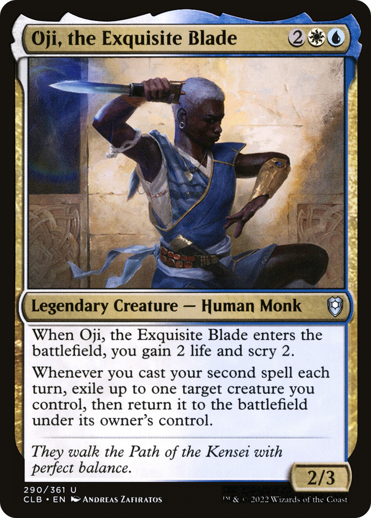 Oji, the Exquisite Blade (CLB-290)  - Commander Legends: Battle for Baldur's Gate
