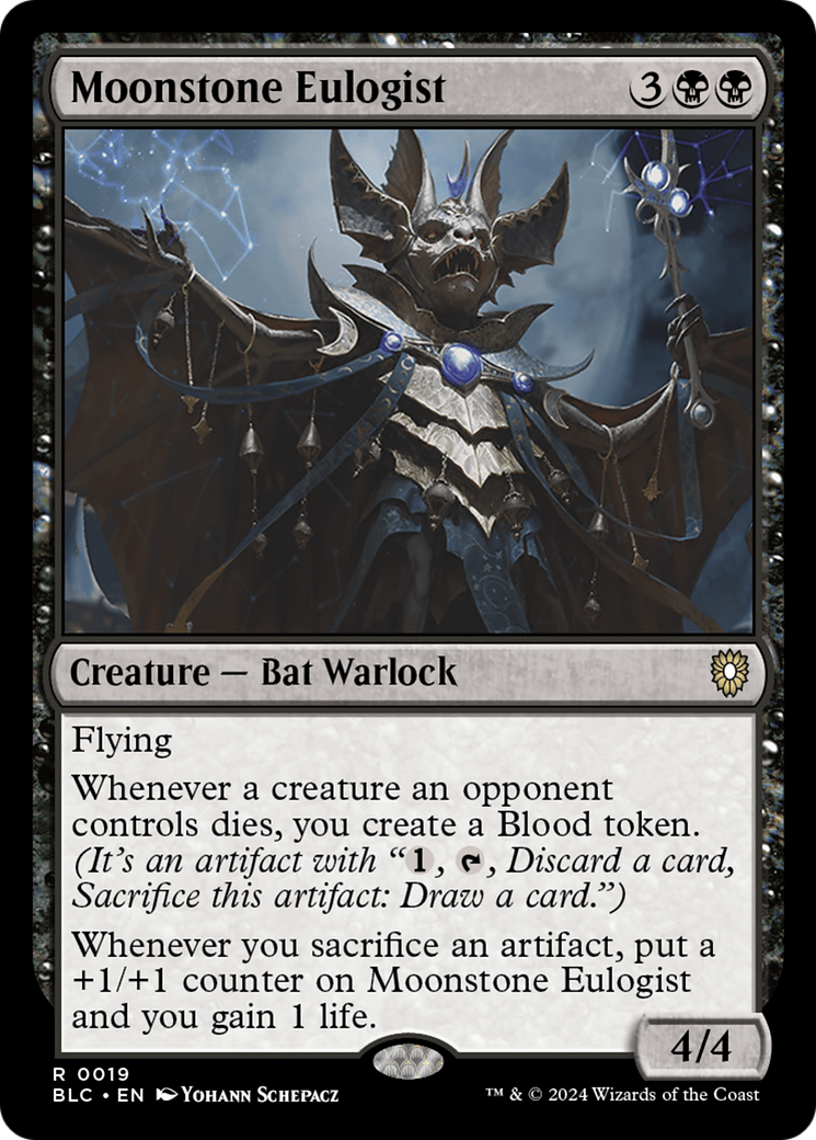 Moonstone Eulogist (BLC-019)  - Bloomburrow Commander