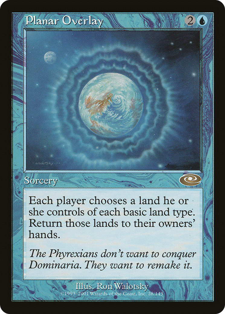 Planar Overlay (PLS-028)  Foil - Planeshift