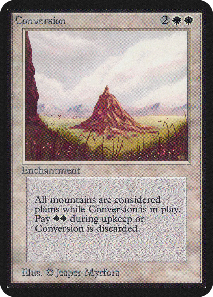 Conversion (LEA-)  - Limited Edition Alpha