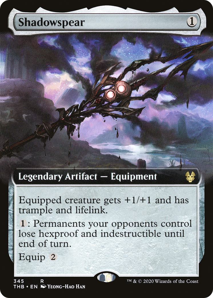 Shadowspear (Extended Art) (THB-345)  - Theros Beyond Death: (Extended Art)