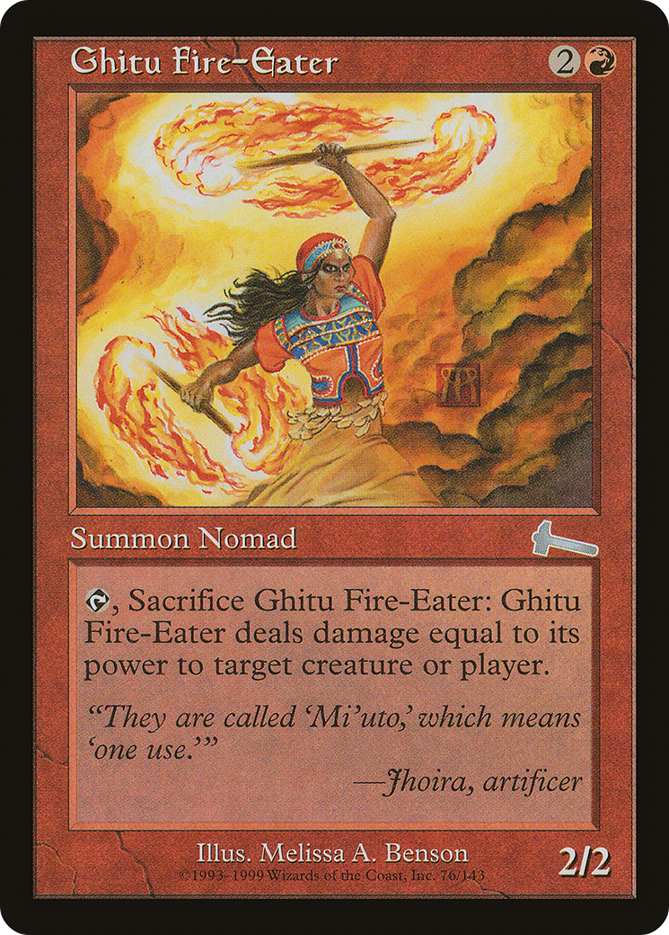 Ghitu Fire-Eater (ULG-076)  Foil - Urza's Legacy
