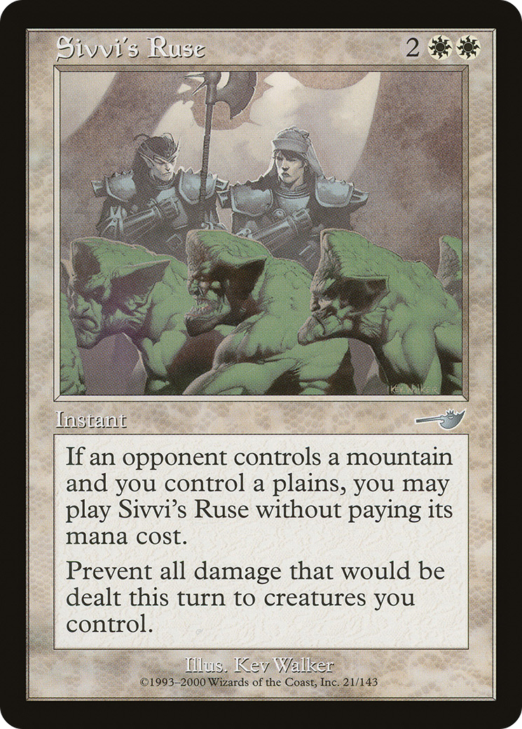 Sivvi's Ruse (NMS-021)  Foil - Nemesis
