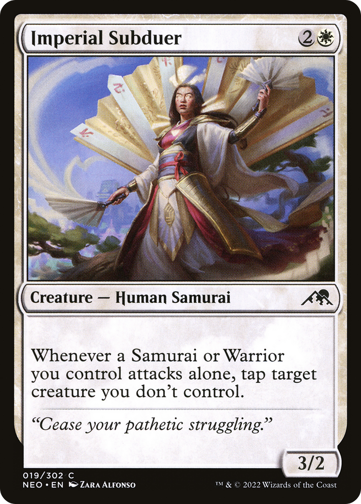 Imperial Subduer (NEO-019)  Foil - Kamigawa: Neon Dynasty