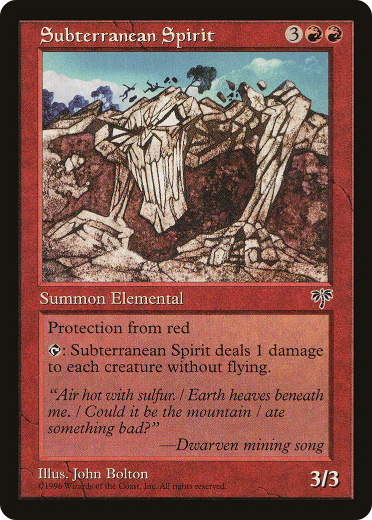 Subterranean Spirit (MIR-)  - Mirage