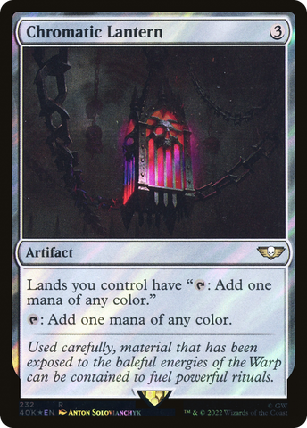 Chromatic Lantern (Surge Foil) (40K-232)  Foil - Warhammer 40,000 Commander