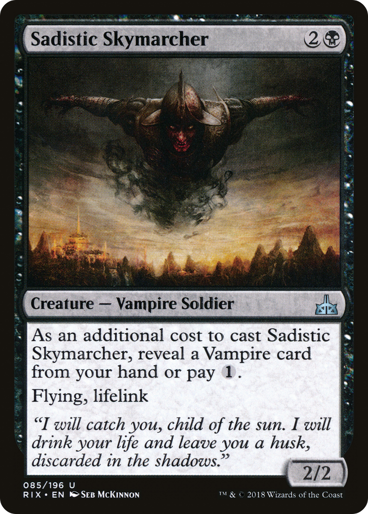 Sadistic Skymarcher (RIX-085)  Foil - Rivals of Ixalan