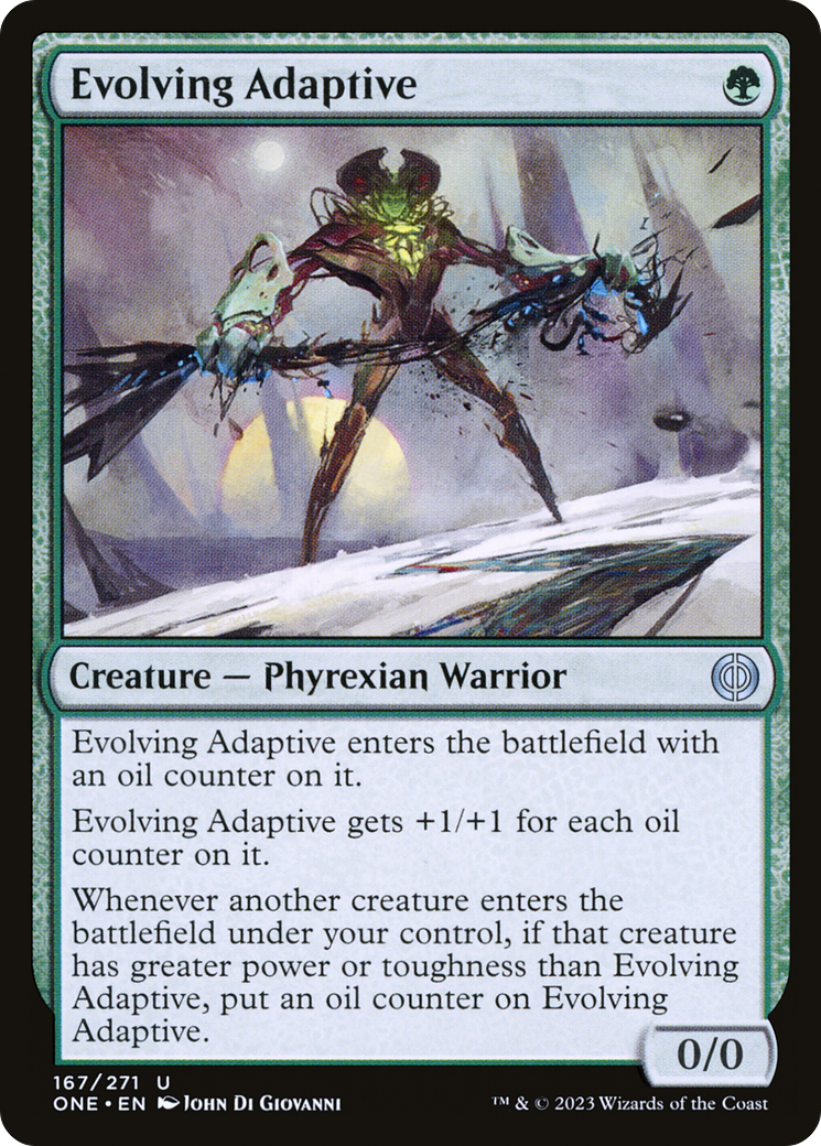 Evolving Adaptive (ONE-167)  Foil - Phyrexia: All Will Be One