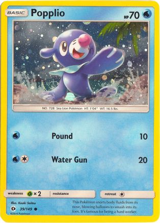 Popplio 039/149  - Holofoil Miscellaneous Cards & Products - Promo