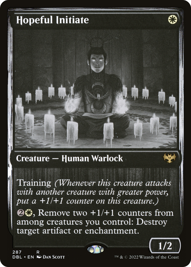Hopeful Initiate (DBL-287)  - Innistrad: Double Feature