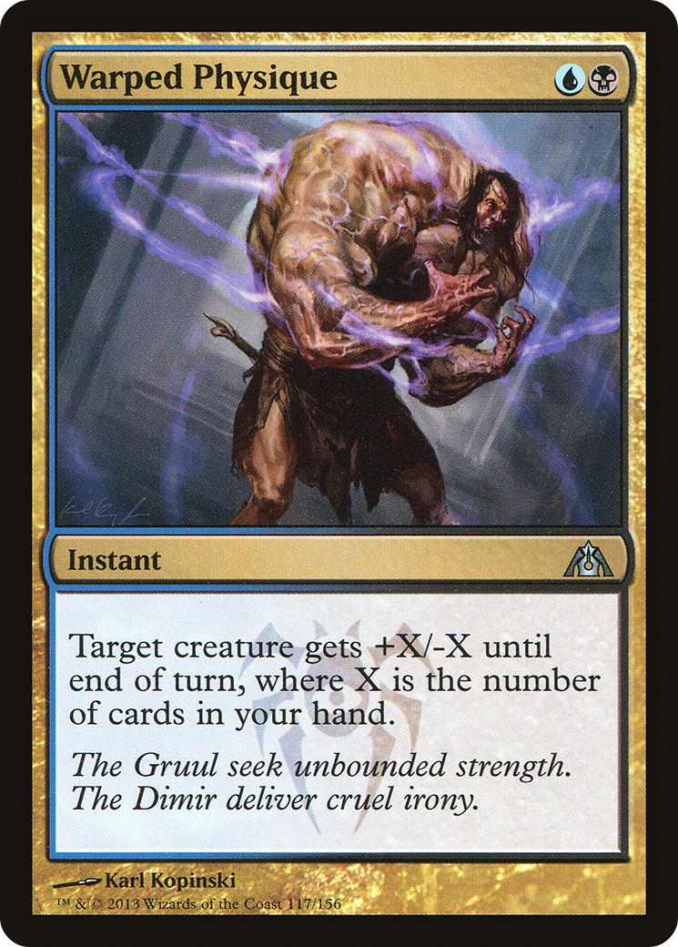 Warped Physique (DGM-117)  Foil - Dragon's Maze