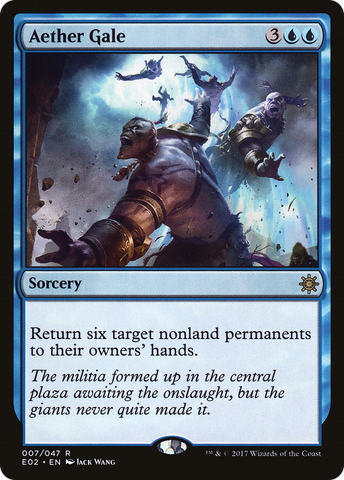 Aether Gale (E02-007)  - Explorers of Ixalan