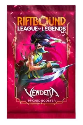 Riftbound League of Legends TCG Vendetta Booster Pack