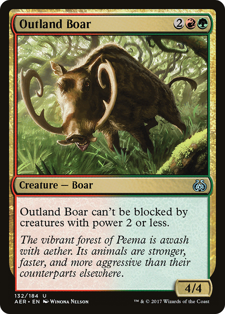 Outland Boar (AER-132)  - Aether Revolt