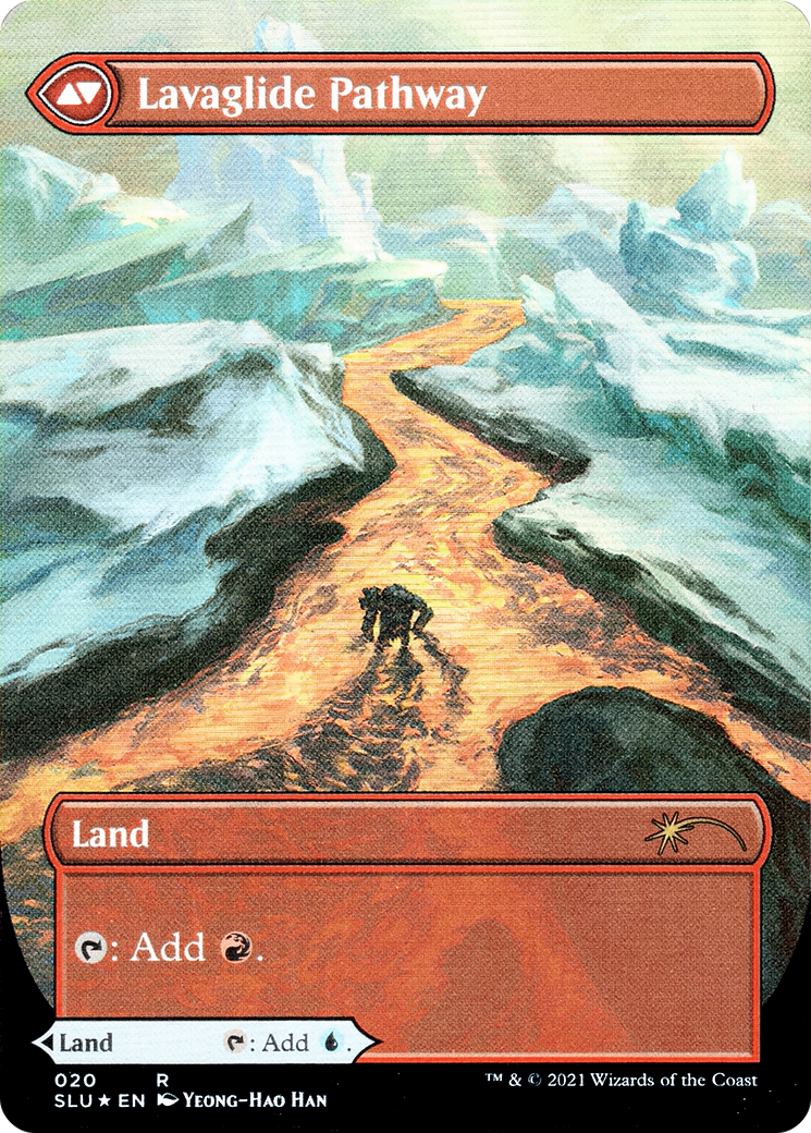 Riverglide Pathway (Borderless) (SLU-020) - Secret Lair: Ultimate Edition: (Showcase) (Borderless) Foil