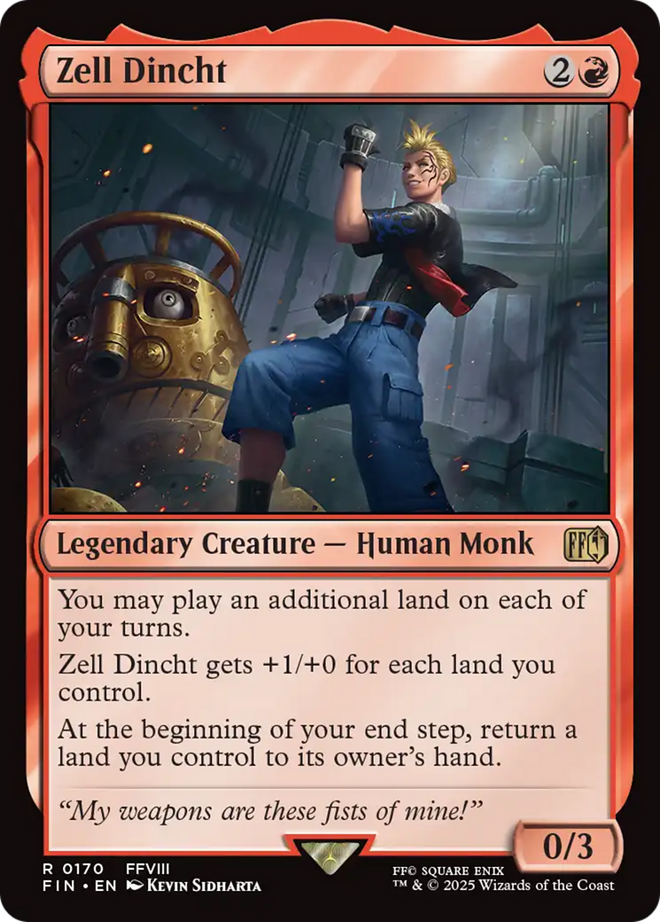 Zell Dincht (FIN-170) - FINAL FANTASY Foil