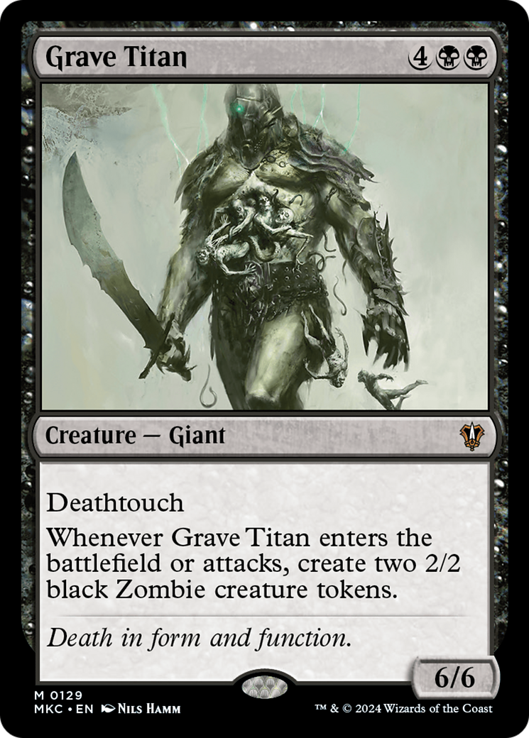 Grave Titan (MKC-129)  - Murders at Karlov Manor Commander