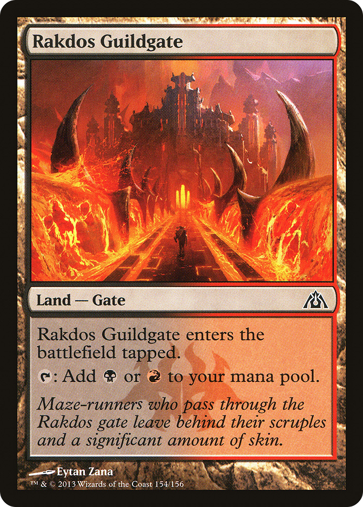 Rakdos Guildgate (DGM-154)  Foil - Dragon's Maze