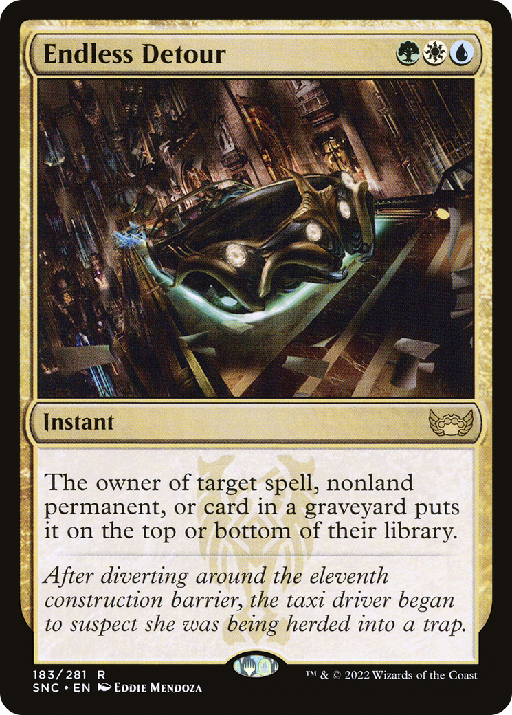 Endless Detour (SNC-183)  Foil - Streets of New Capenna