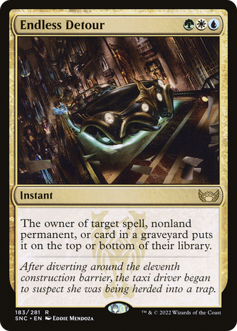 Endless Detour (SNC-183)  Foil - Streets of New Capenna