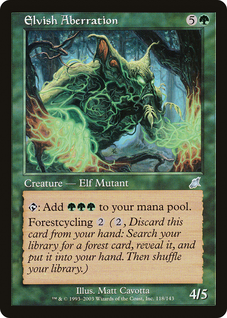 Elvish Aberration (SCG-118)  - Scourge