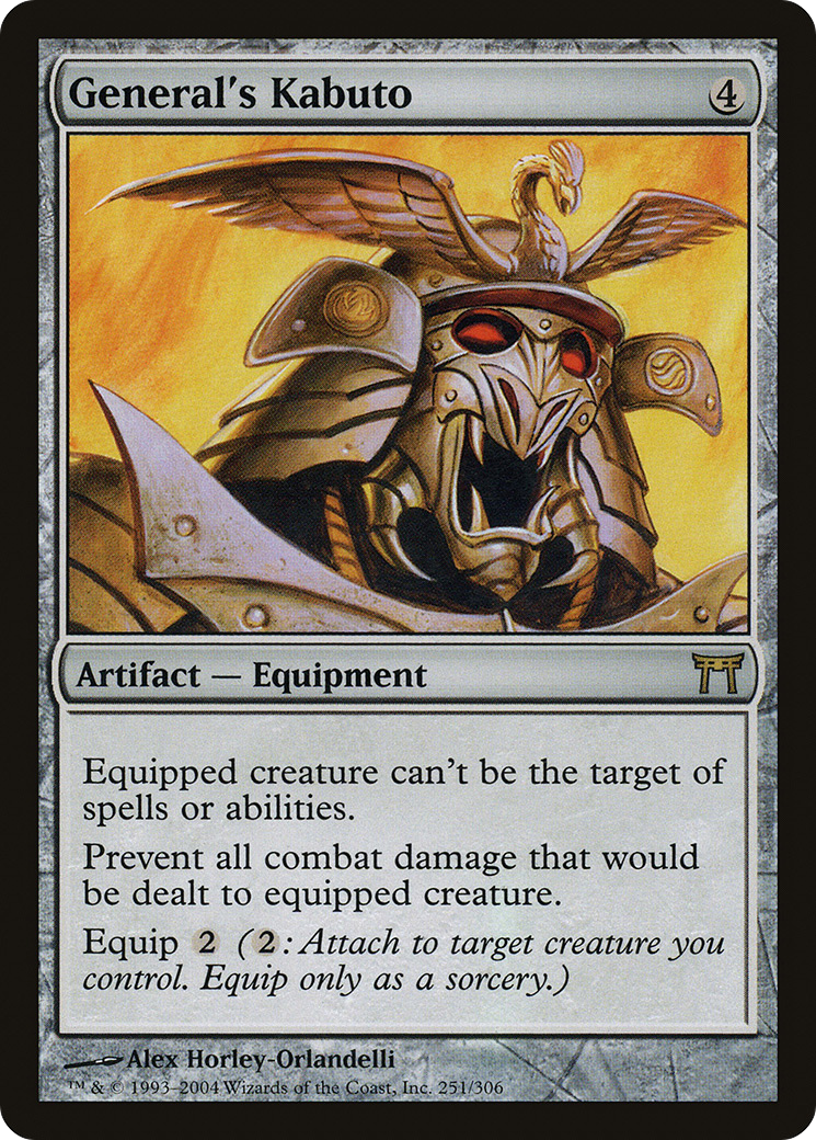 General's Kabuto (CHK-251)  Foil - Champions of Kamigawa