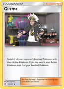 Guzma 115/147  SM  Burning Shadows - Uncommon