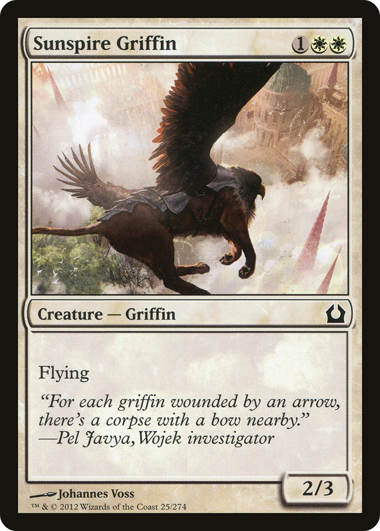Sunspire Griffin (RTR-025)  Foil - Return to Ravnica
