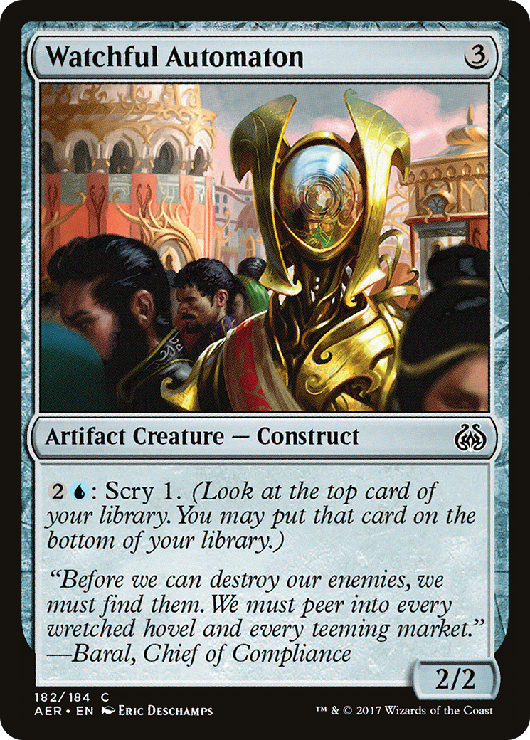 Watchful Automaton (AER-182)  Foil - Aether Revolt