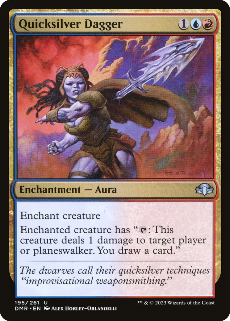 Quicksilver Dagger (DMR-195)  - Dominaria Remastered