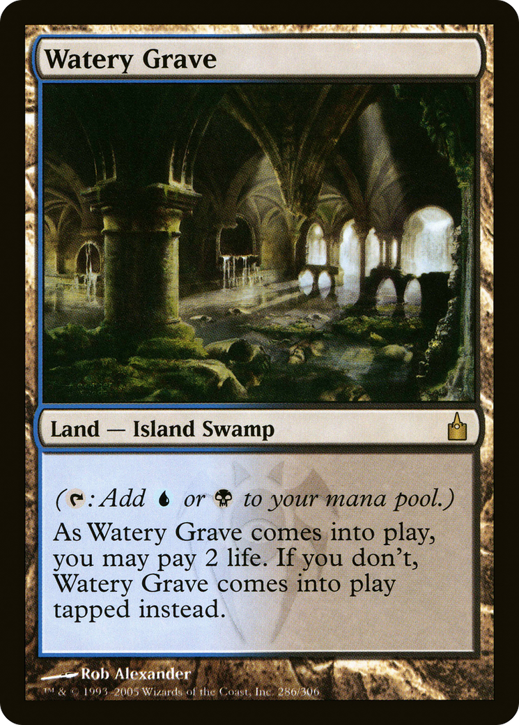 Watery Grave (RAV-286)  Foil - Ravnica: City of Guilds