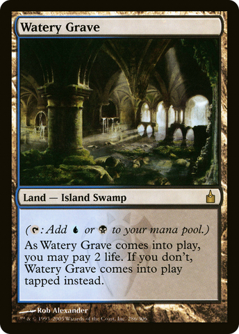 Watery Grave (RAV-286)  Foil - Ravnica: City of Guilds