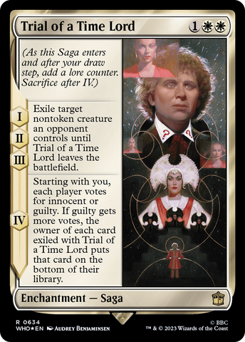 Trial of a Time Lord (Surge Foil) (WHO-634)  Foil - Doctor Who