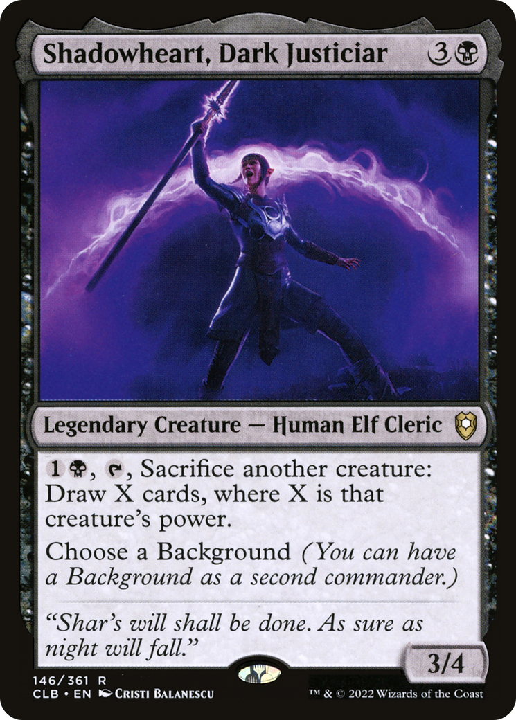 Shadowheart, Dark Justiciar (CLB-146)  - Commander Legends: Battle for Baldur's Gate