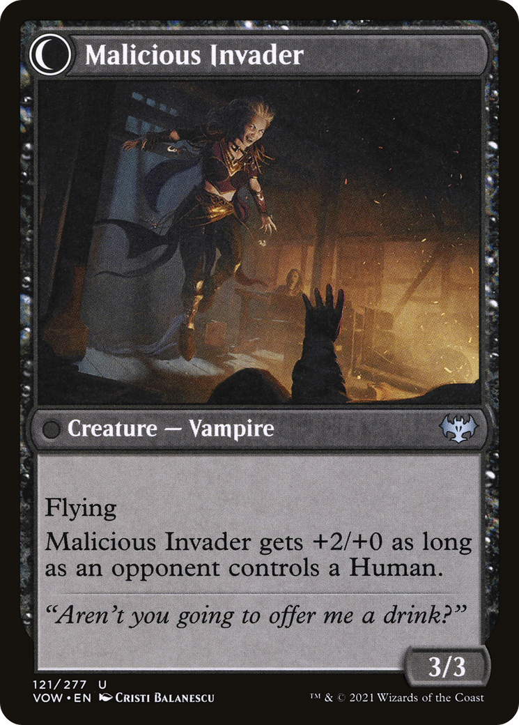 Innocent Traveler (VOW-121)  - Innistrad: Crimson Vow: (Double Faced Transform)