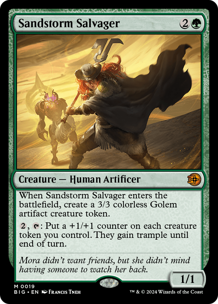 Sandstorm Salvager (BIG-019)  Foil - The Big Score
