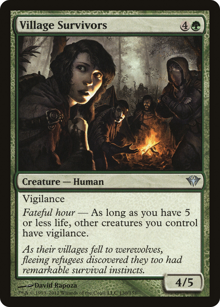 Village Survivors (DKA-130)  - Dark Ascension