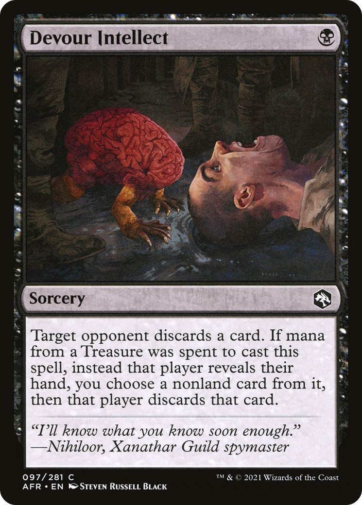 Devour Intellect (AFR-097)  Foil - Adventures in the Forgotten Realms