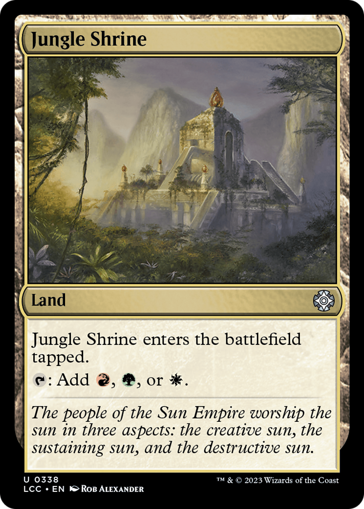Jungle Shrine (LCC-338)  - The Lost Caverns of Ixalan Commander